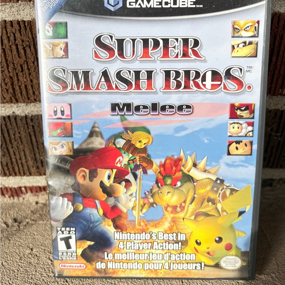 Nintendo GameCube Super Smash Bros. Melee - Red and Yellow